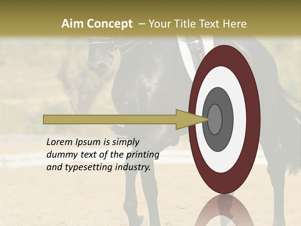 Bridle Dressing Dapple PowerPoint Template