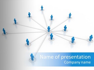 Sociology Network Man PowerPoint Template