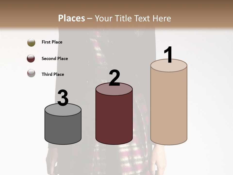 Stand Vogue Arm PowerPoint Template