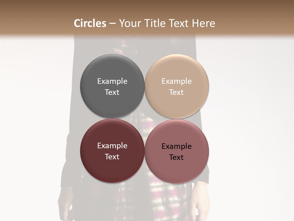 Stand Vogue Arm PowerPoint Template