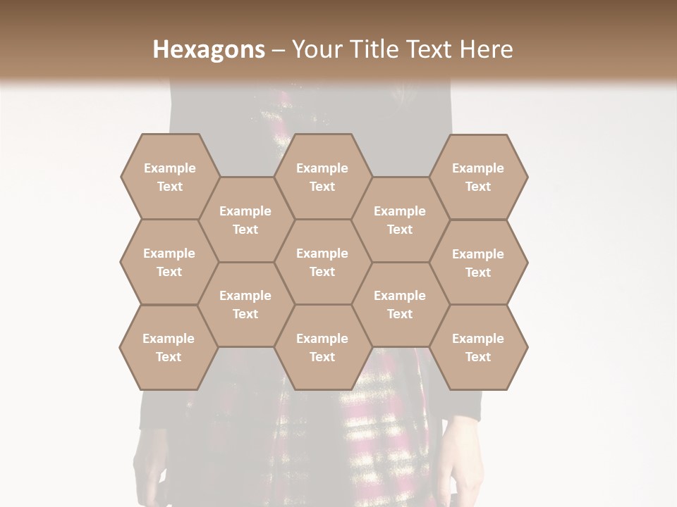 Stand Vogue Arm PowerPoint Template