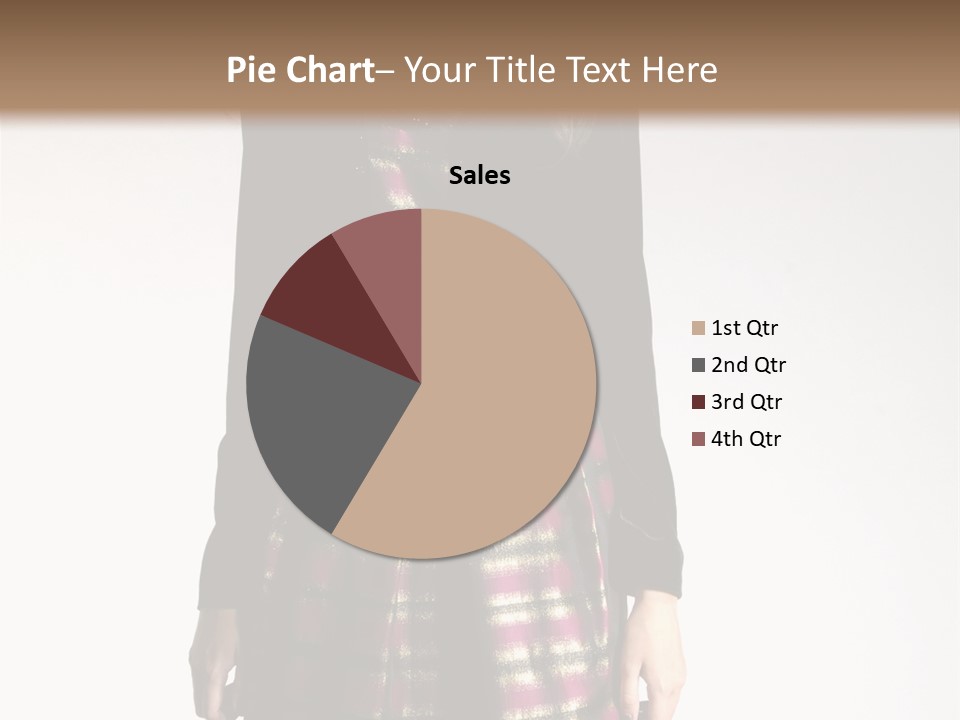 Stand Vogue Arm PowerPoint Template
