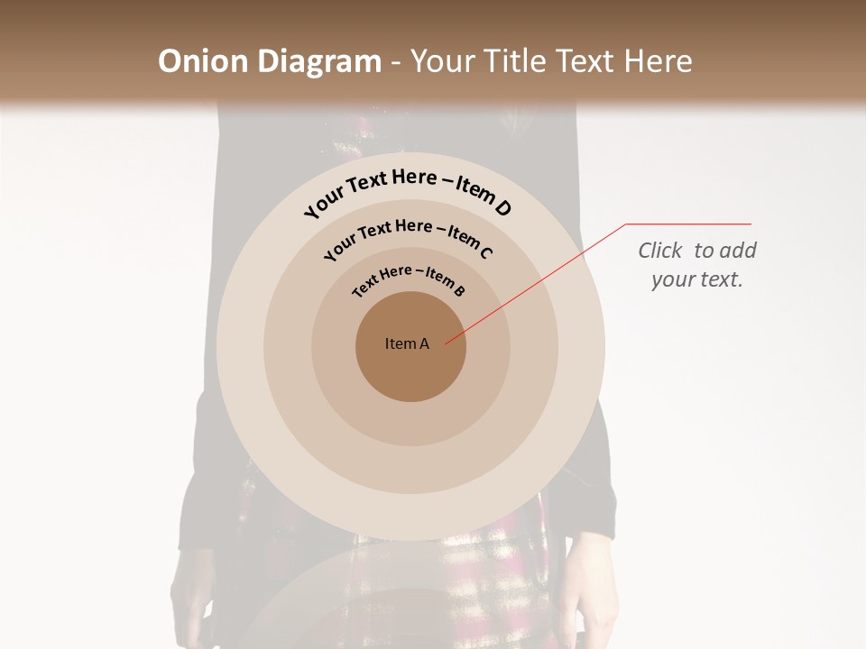 Stand Vogue Arm PowerPoint Template