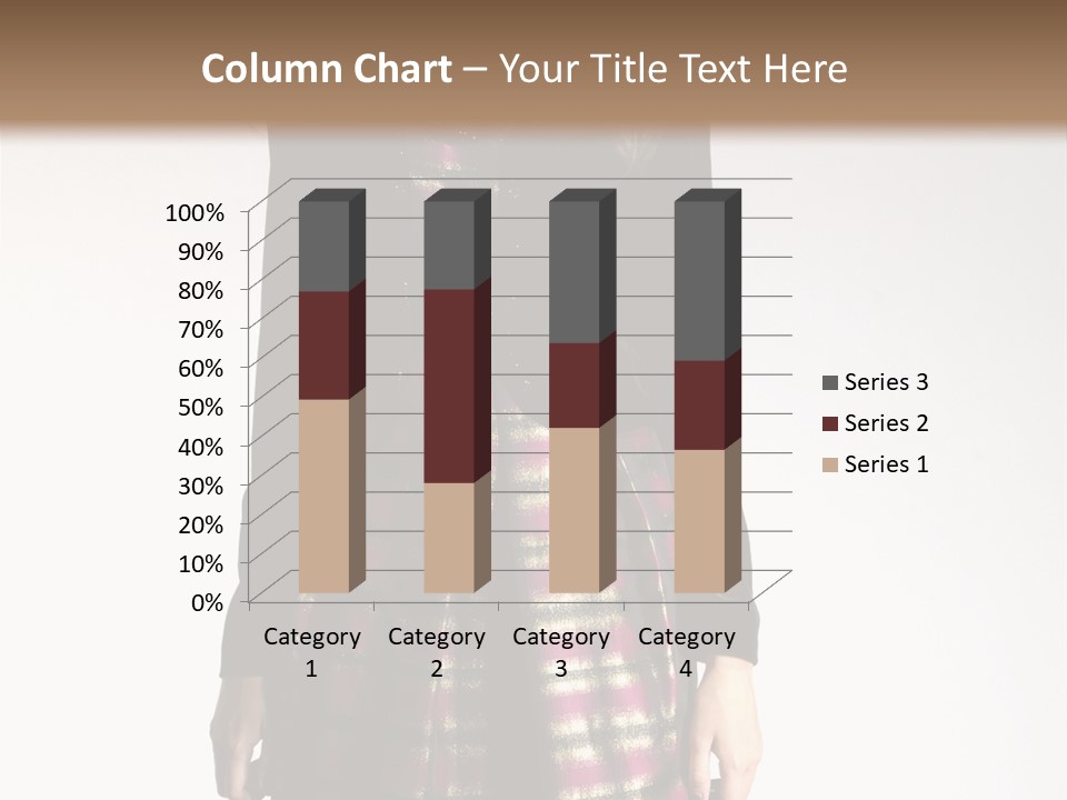 Stand Vogue Arm PowerPoint Template