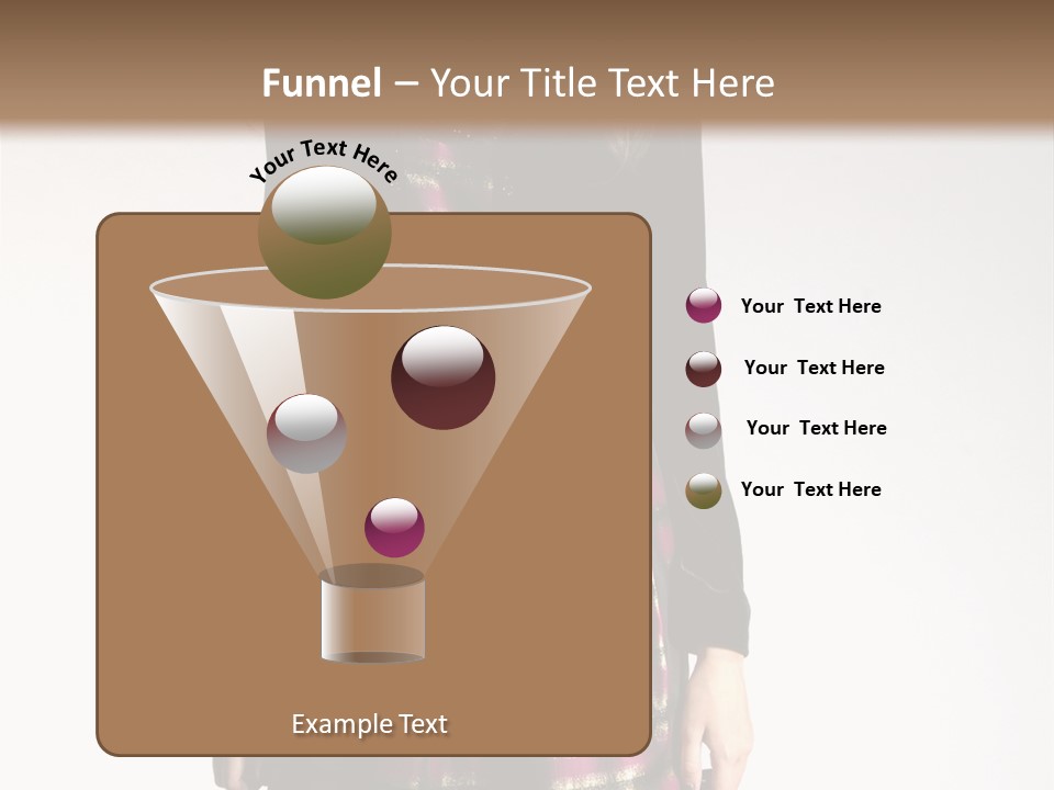 Stand Vogue Arm PowerPoint Template