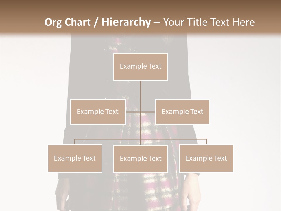 Stand Vogue Arm PowerPoint Template