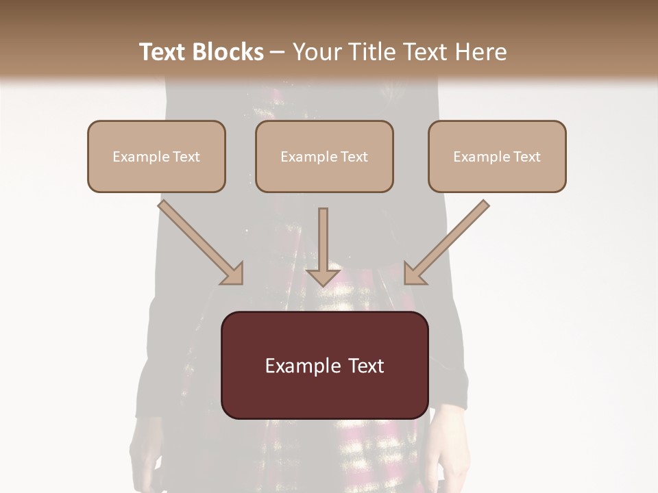 Stand Vogue Arm PowerPoint Template