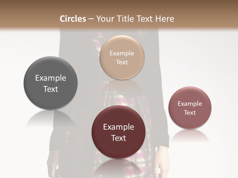 Stand Vogue Arm PowerPoint Template