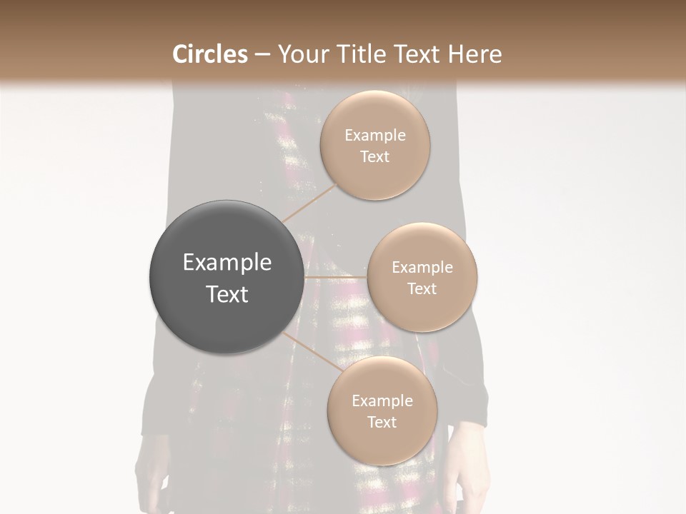 Stand Vogue Arm PowerPoint Template