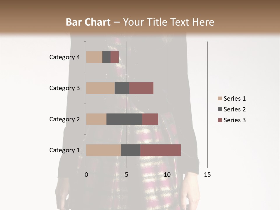 Stand Vogue Arm PowerPoint Template