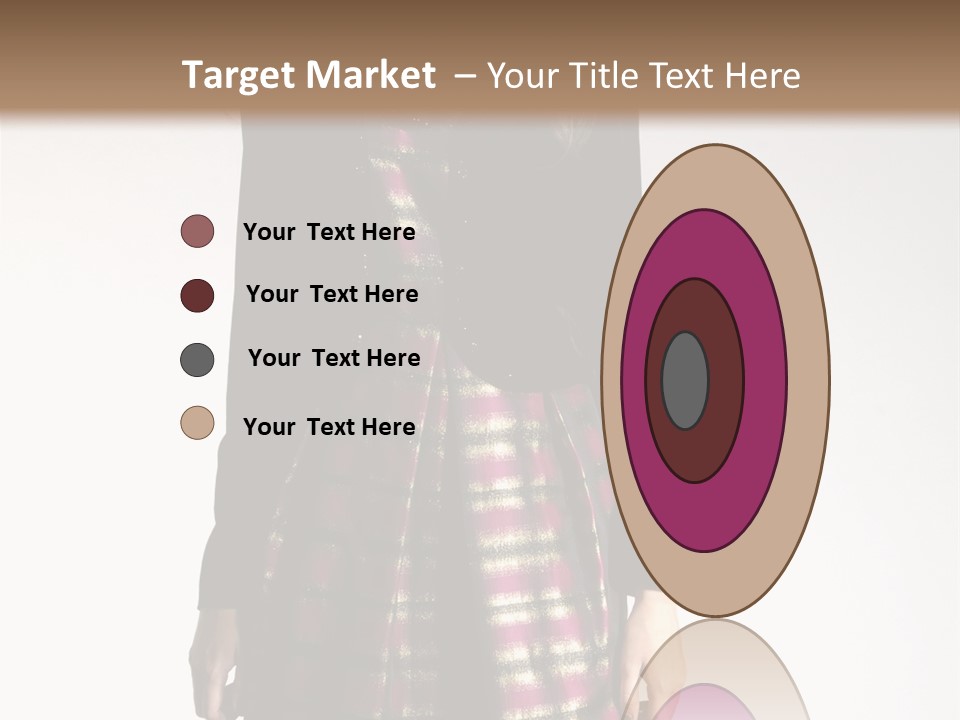 Stand Vogue Arm PowerPoint Template