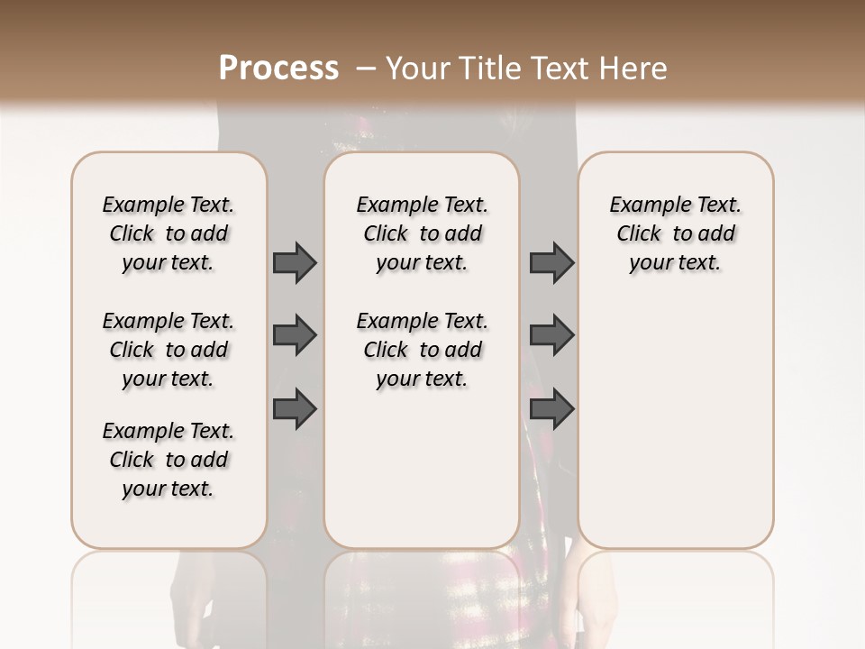 Stand Vogue Arm PowerPoint Template