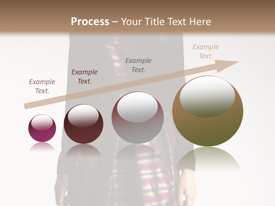 Stand Vogue Arm PowerPoint Template