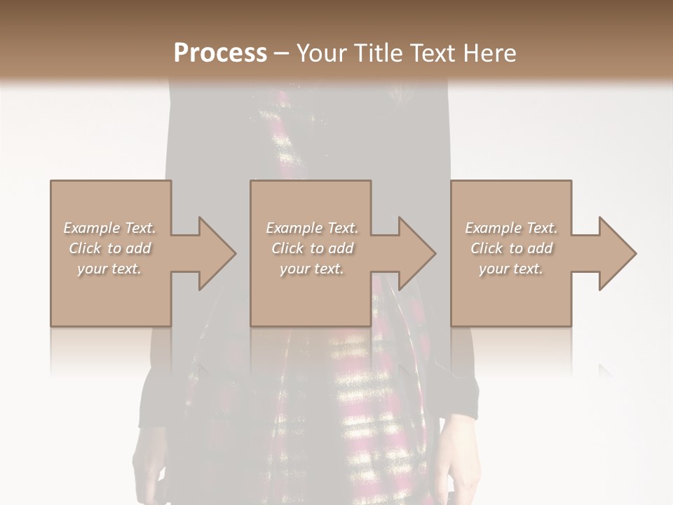 Stand Vogue Arm PowerPoint Template