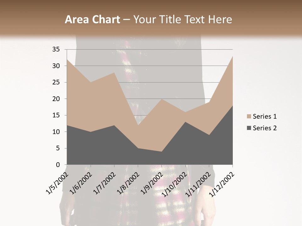 Stand Vogue Arm PowerPoint Template