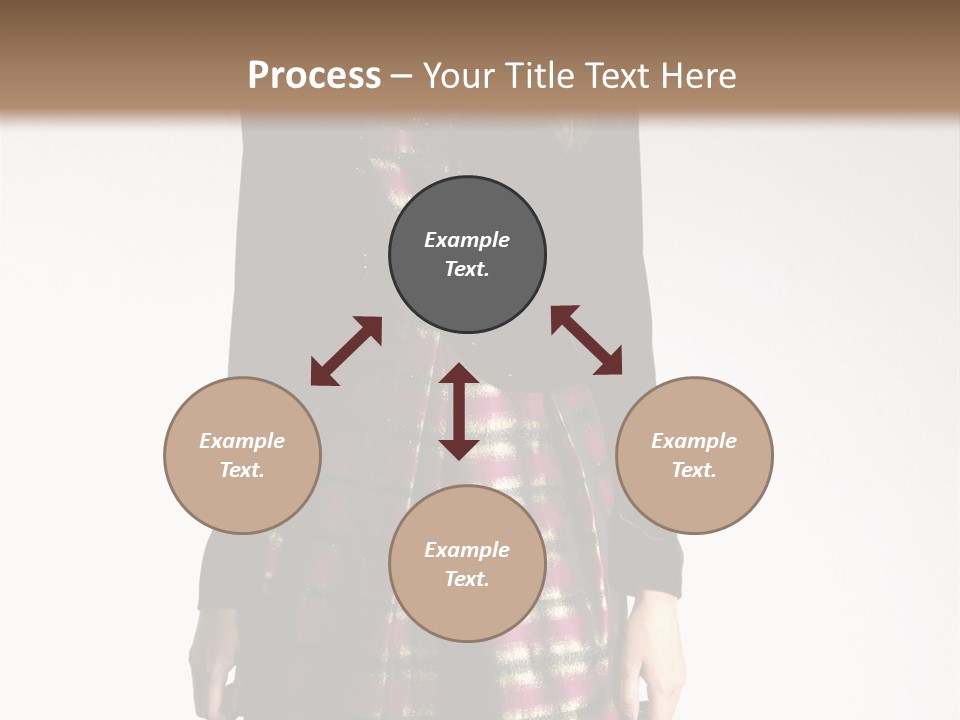 Stand Vogue Arm PowerPoint Template