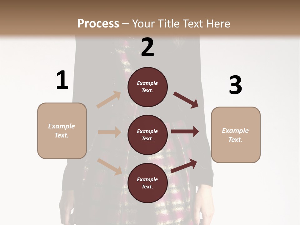 Stand Vogue Arm PowerPoint Template