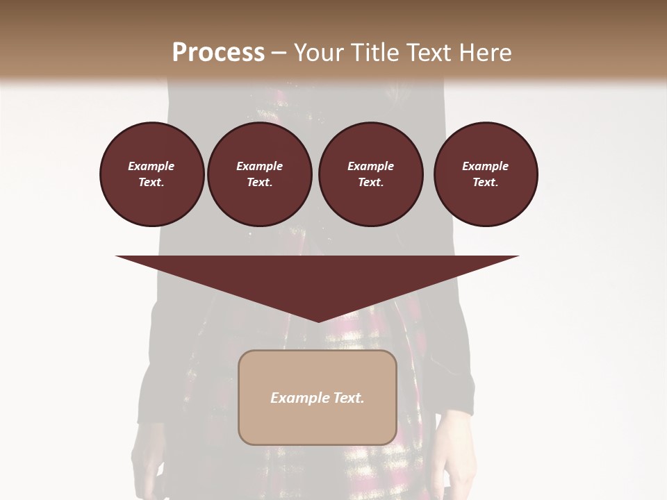 Stand Vogue Arm PowerPoint Template