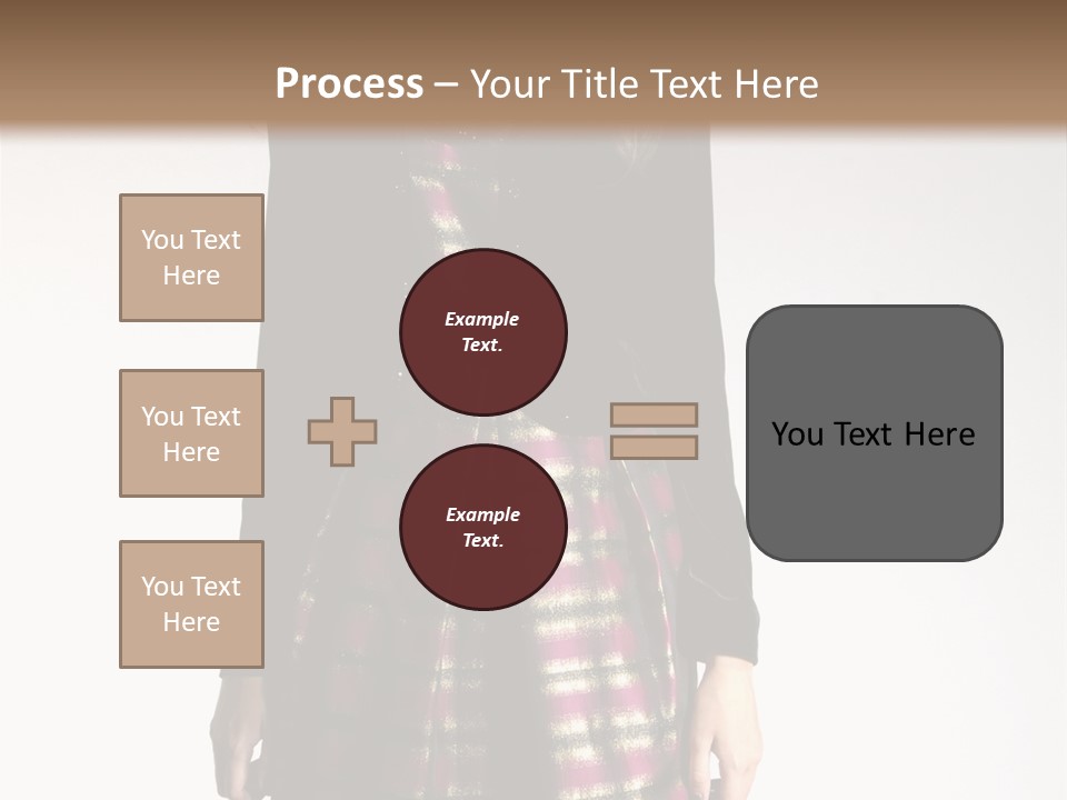Stand Vogue Arm PowerPoint Template