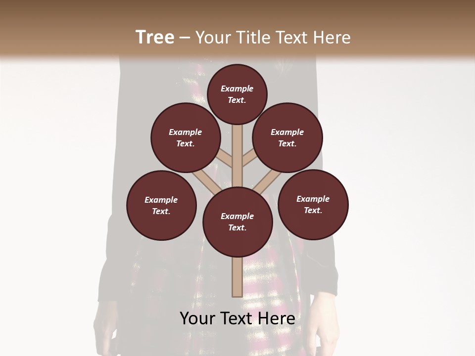 Stand Vogue Arm PowerPoint Template