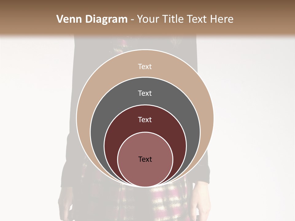 Stand Vogue Arm PowerPoint Template
