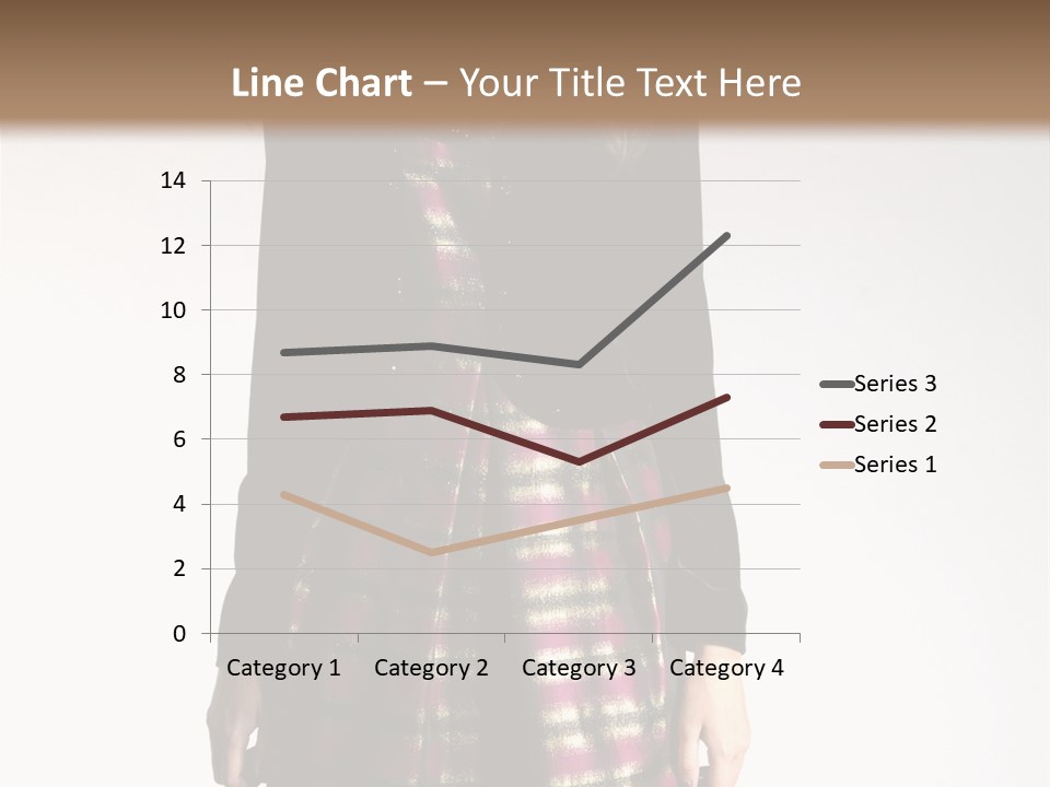 Stand Vogue Arm PowerPoint Template