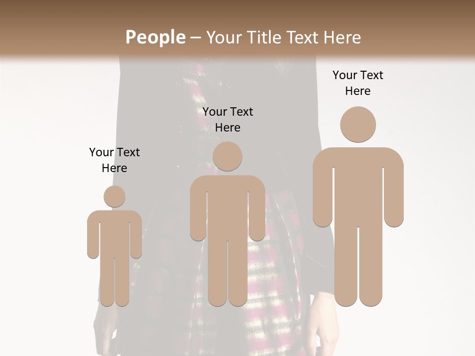 Stand Vogue Arm PowerPoint Template