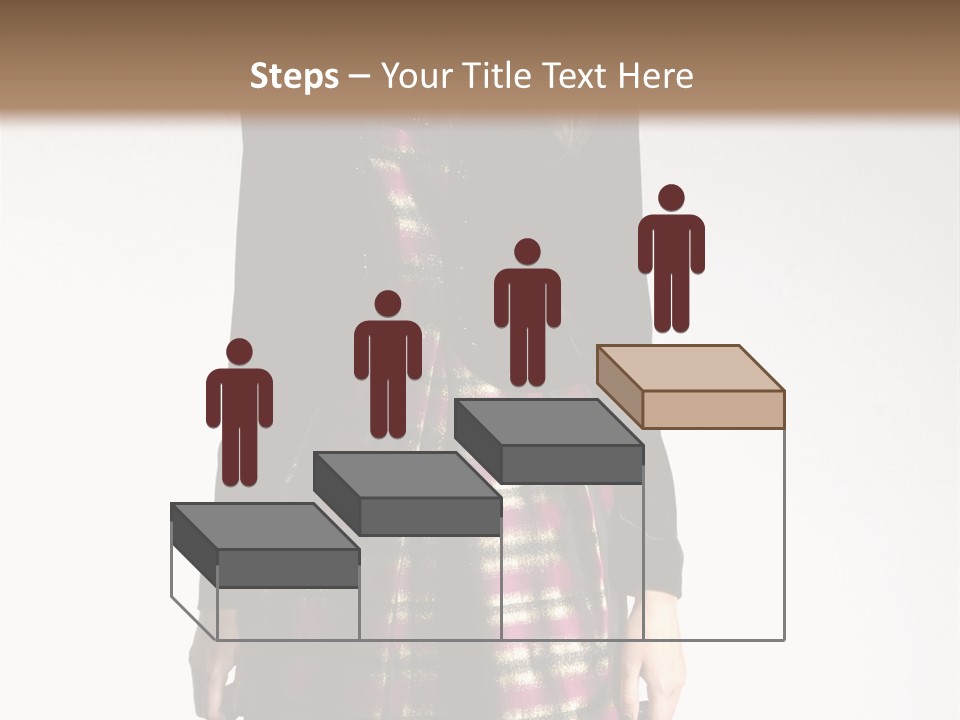 Stand Vogue Arm PowerPoint Template