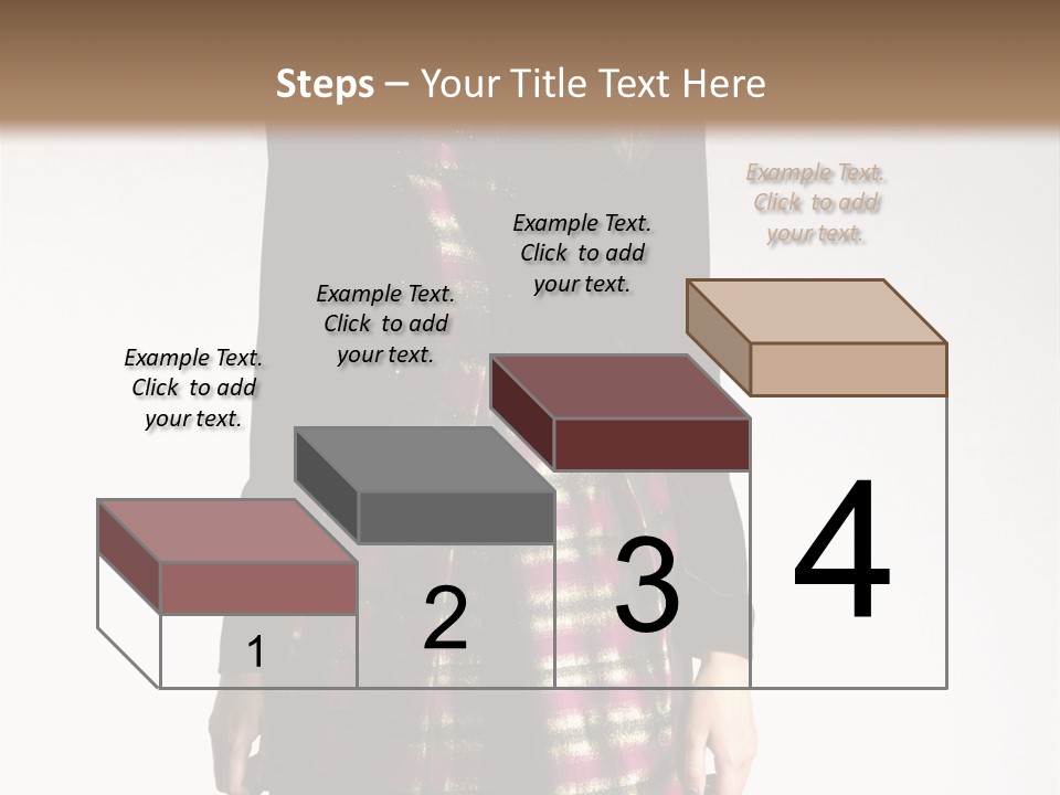 Stand Vogue Arm PowerPoint Template