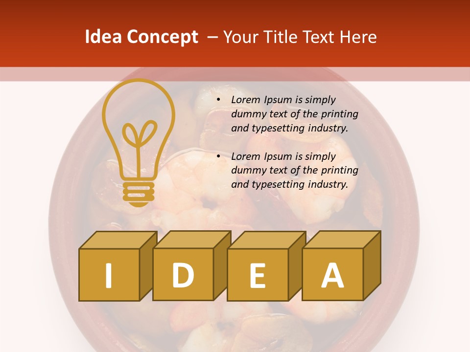 Snack Olive Dining PowerPoint Template