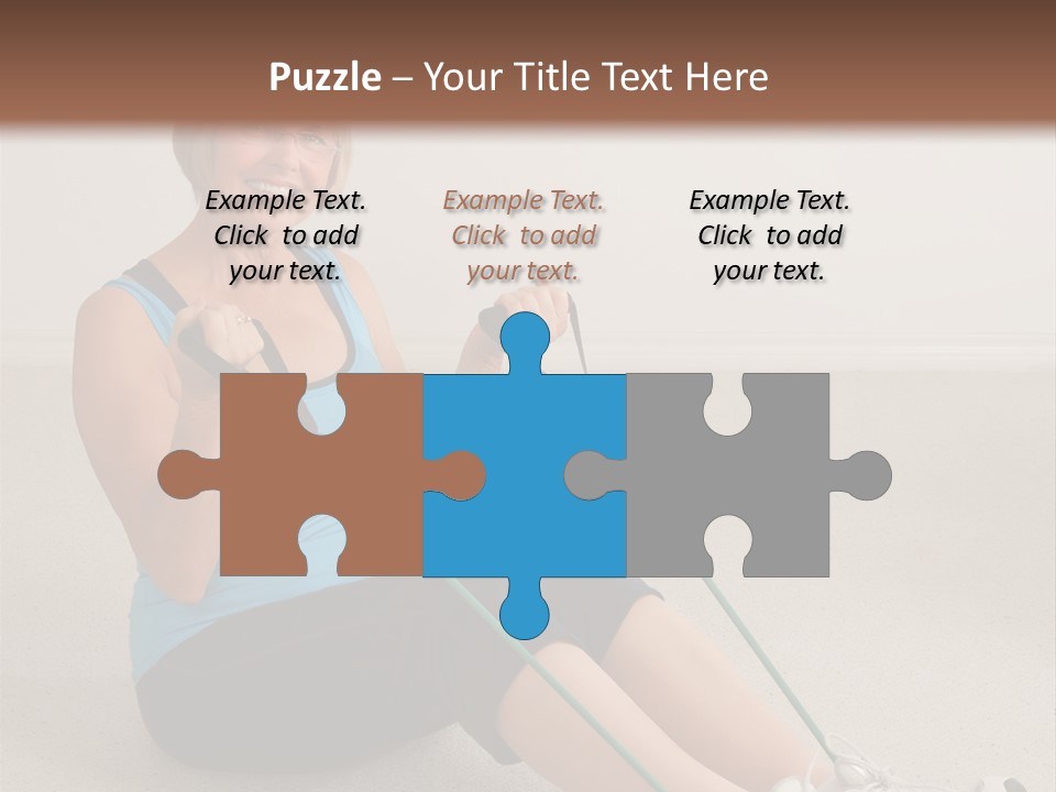 Body Mature Gym PowerPoint Template