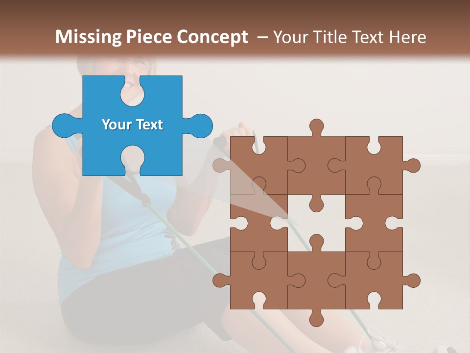 Body Mature Gym PowerPoint Template