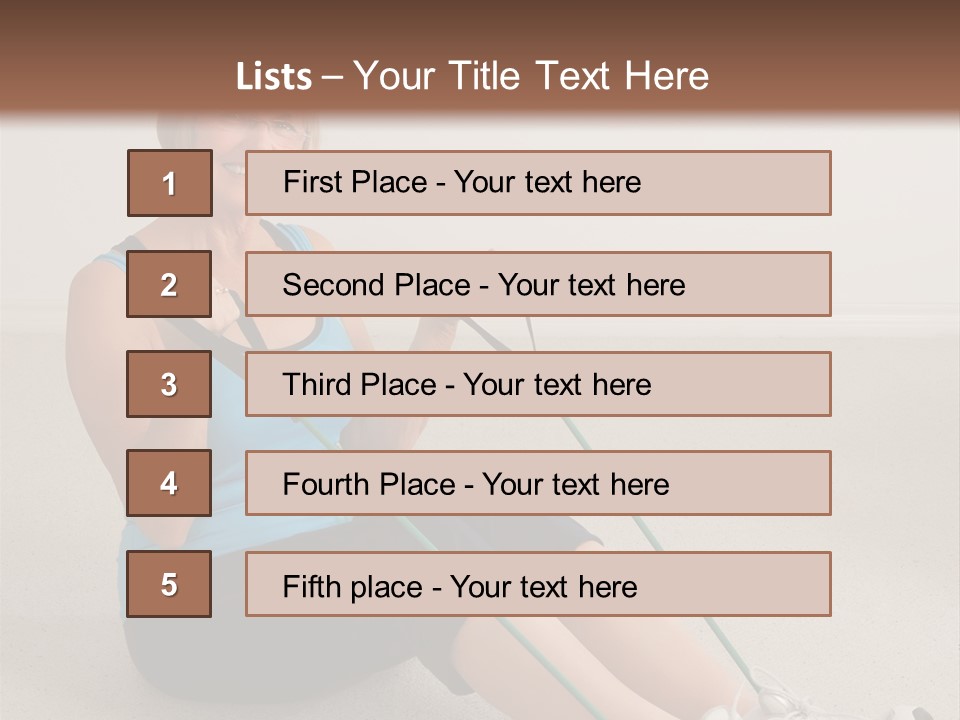 Body Mature Gym PowerPoint Template
