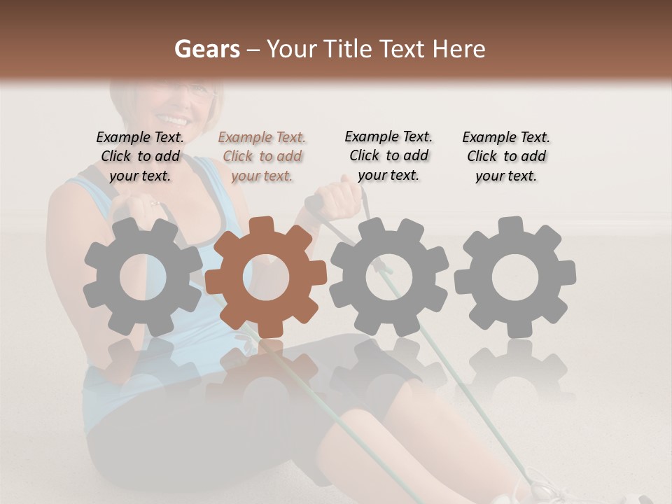 Body Mature Gym PowerPoint Template