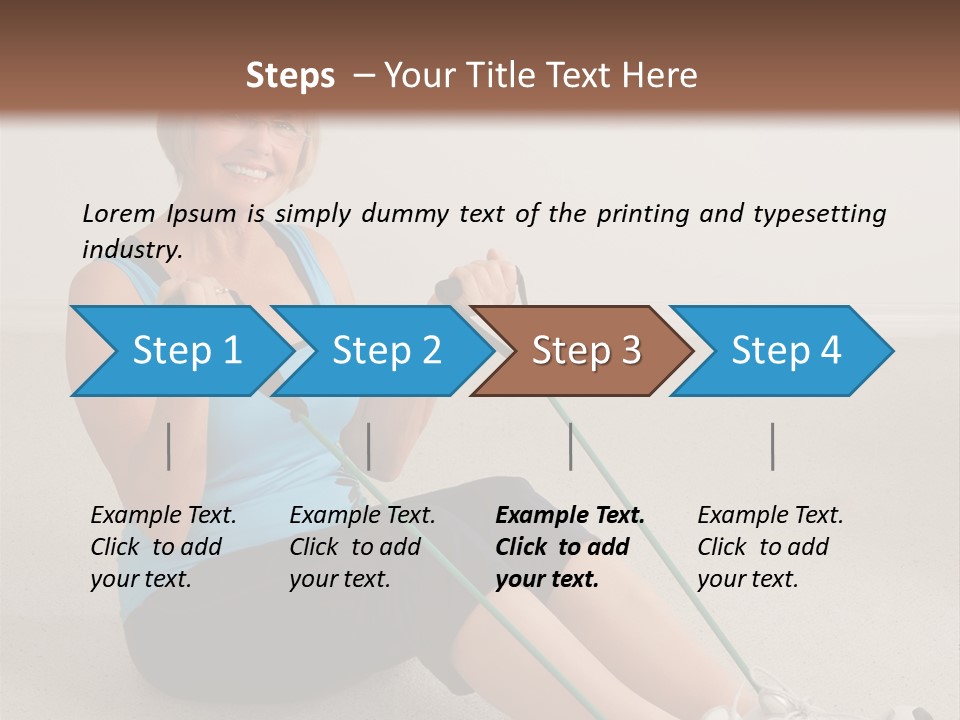 Body Mature Gym PowerPoint Template