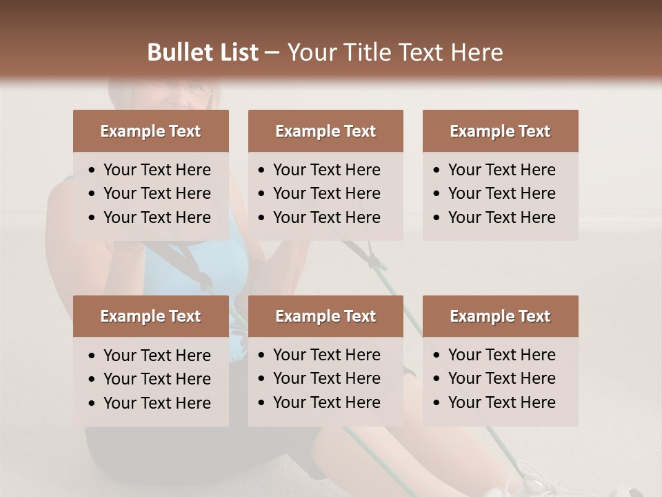 Body Mature Gym PowerPoint Template