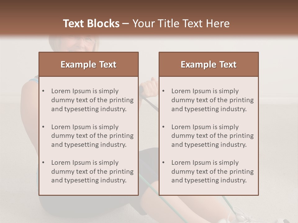 Body Mature Gym PowerPoint Template