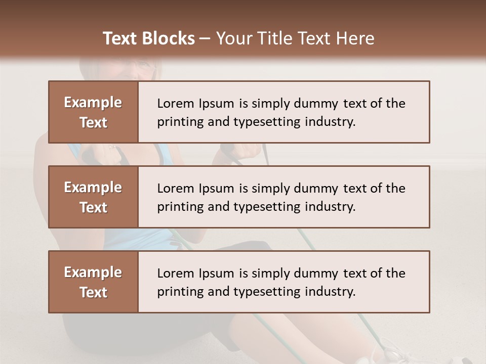 Body Mature Gym PowerPoint Template