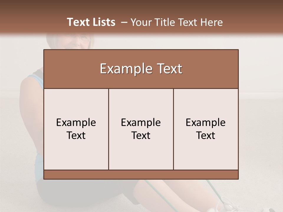 Body Mature Gym PowerPoint Template