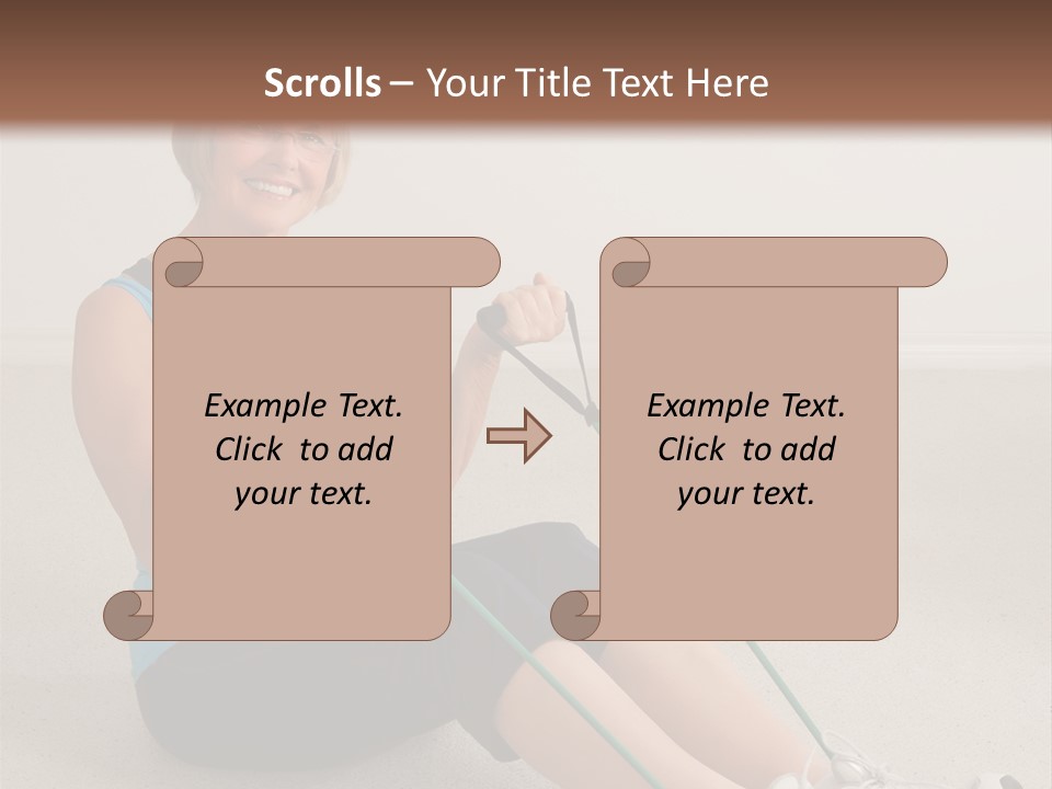 Body Mature Gym PowerPoint Template
