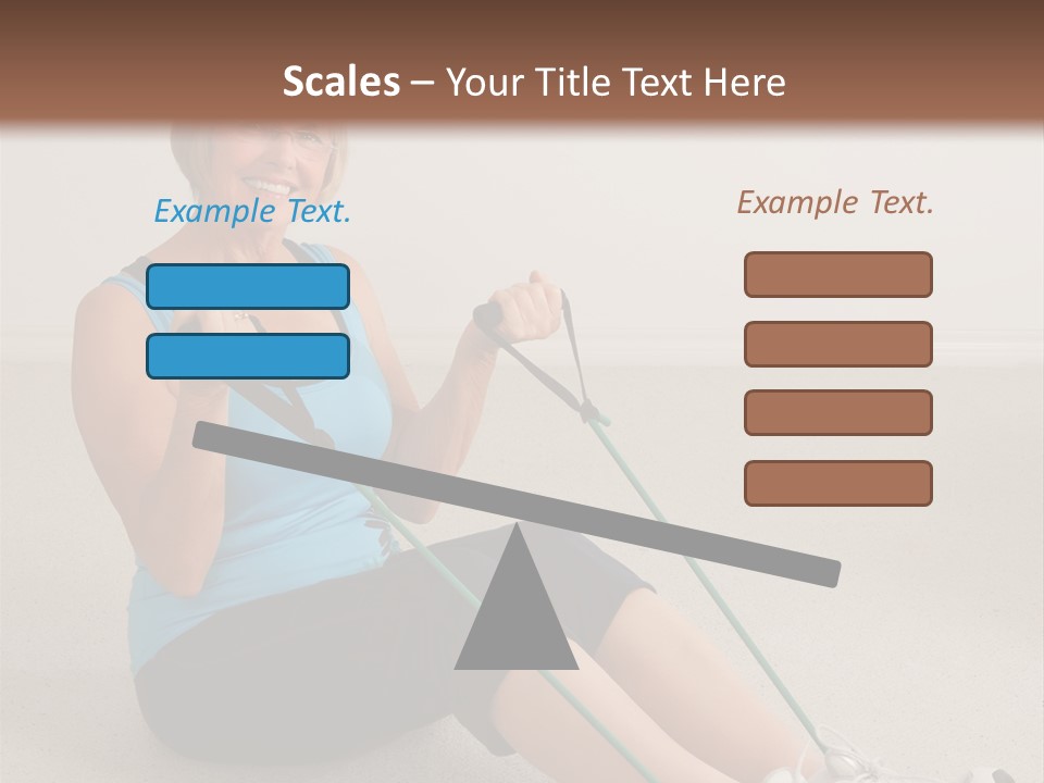 Body Mature Gym PowerPoint Template