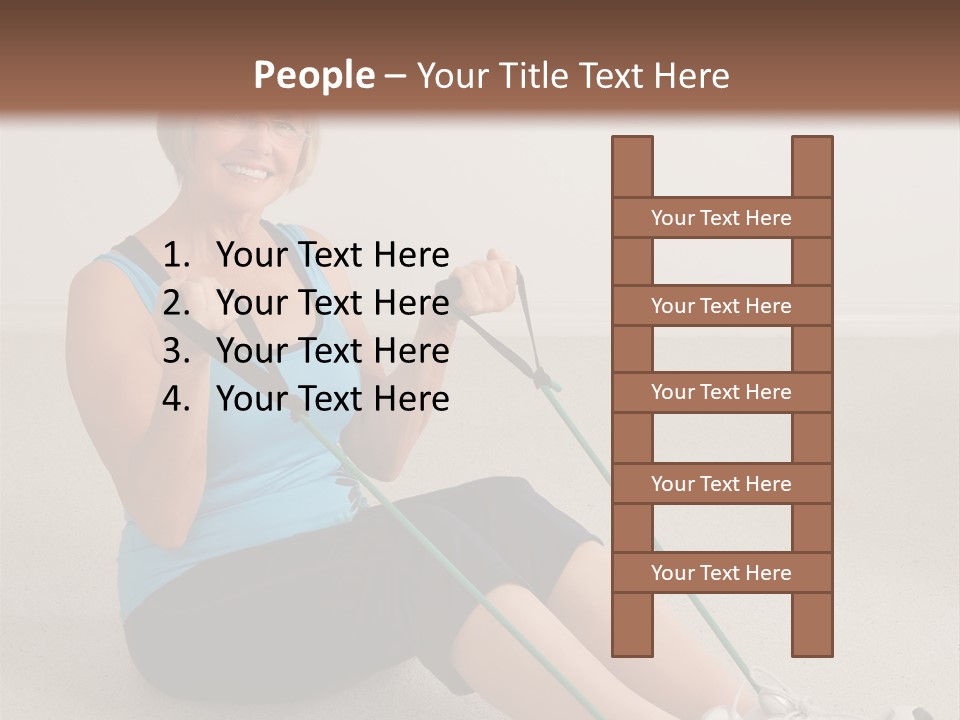 Body Mature Gym PowerPoint Template