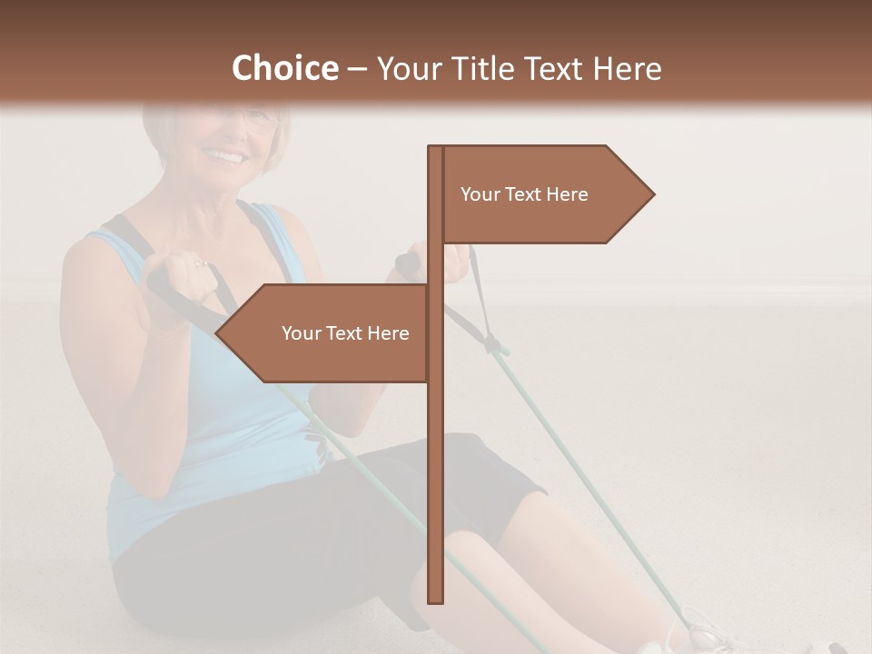 Body Mature Gym PowerPoint Template