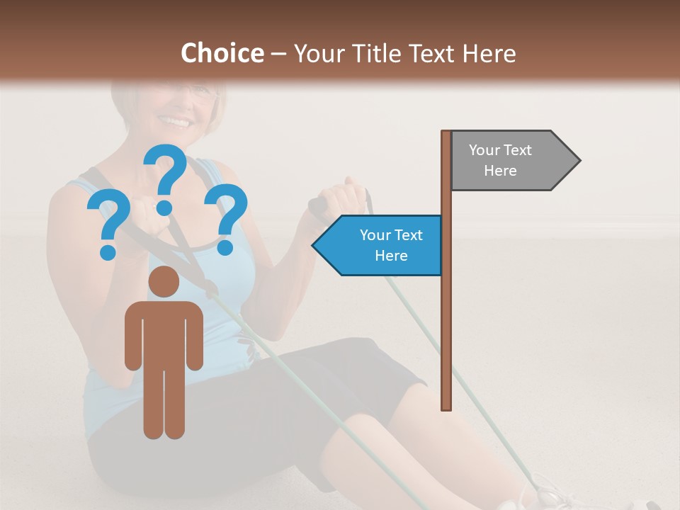 Body Mature Gym PowerPoint Template