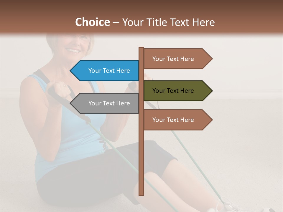 Body Mature Gym PowerPoint Template