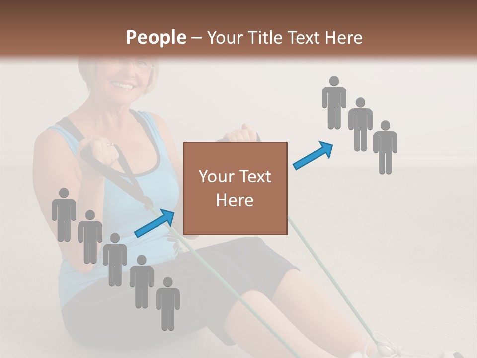 Body Mature Gym PowerPoint Template