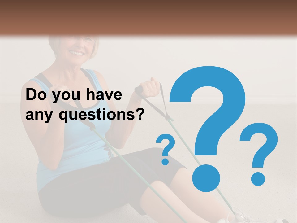 Body Mature Gym PowerPoint Template