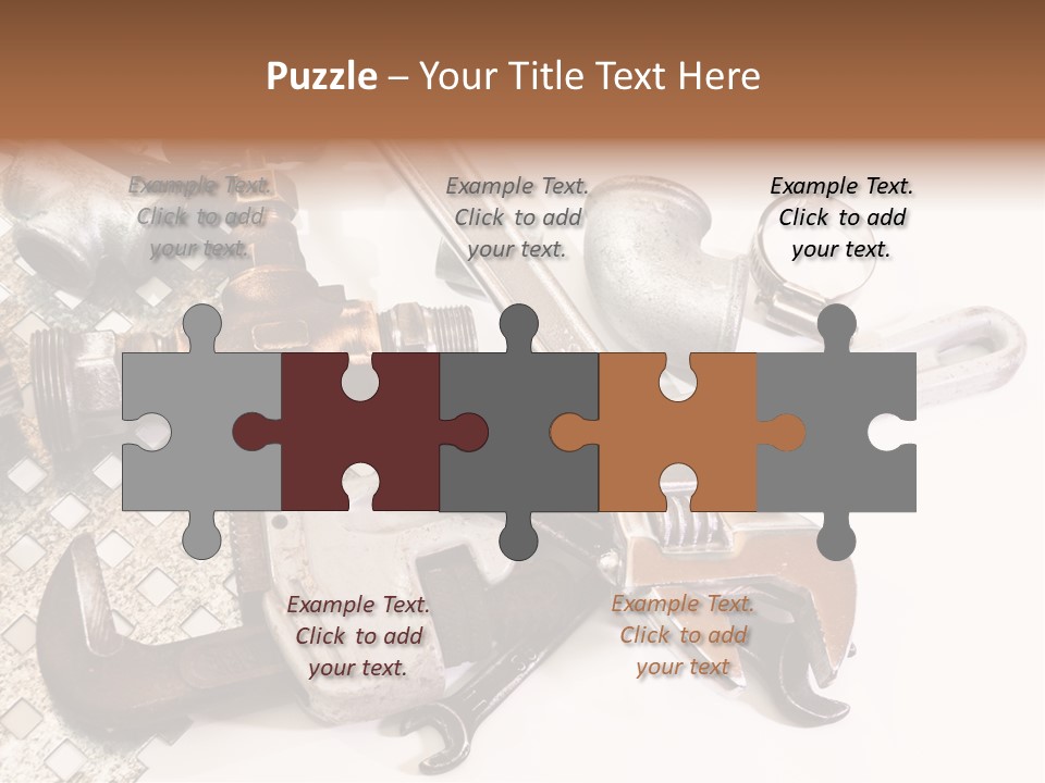 Adjustable Worker Elements PowerPoint Template