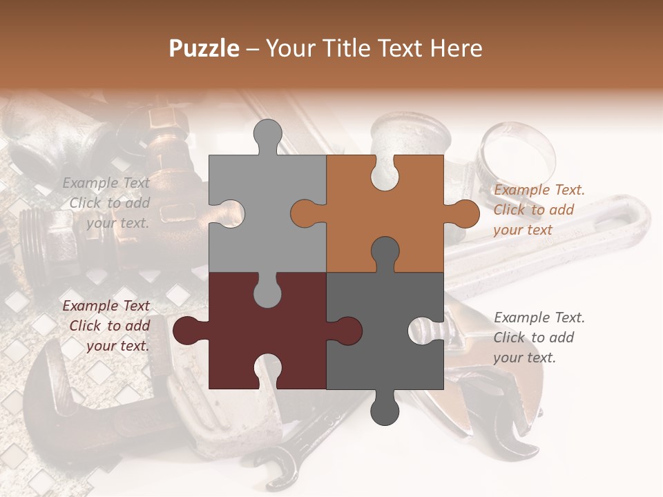 Adjustable Worker Elements PowerPoint Template