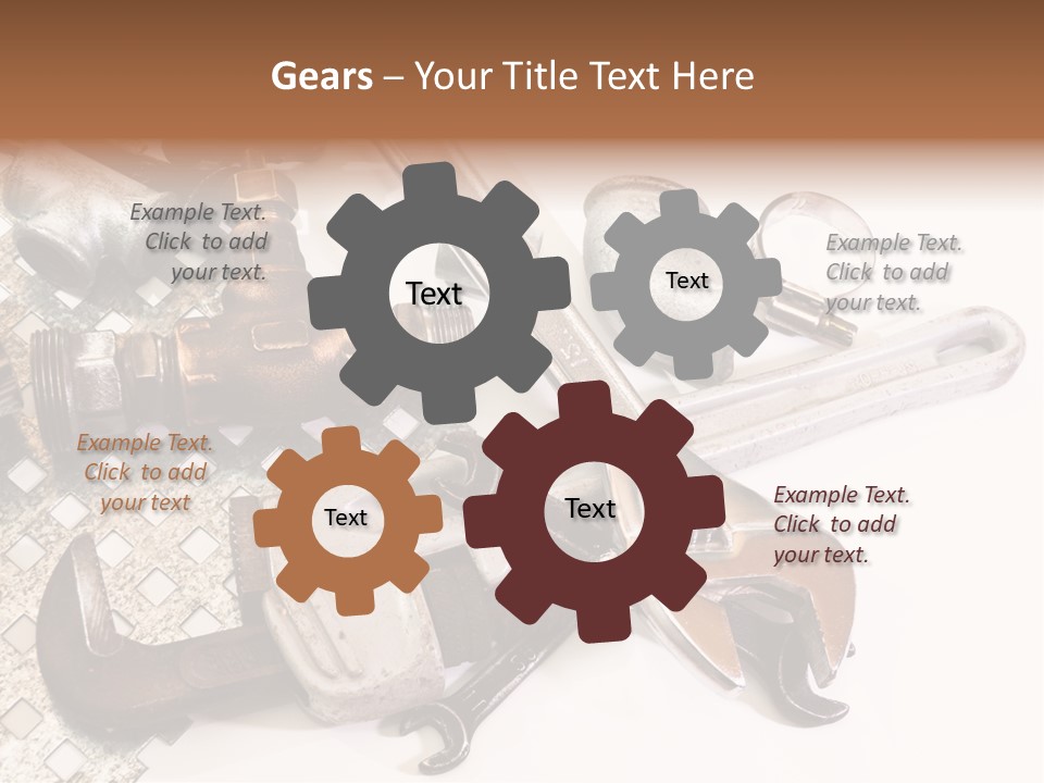 Adjustable Worker Elements PowerPoint Template
